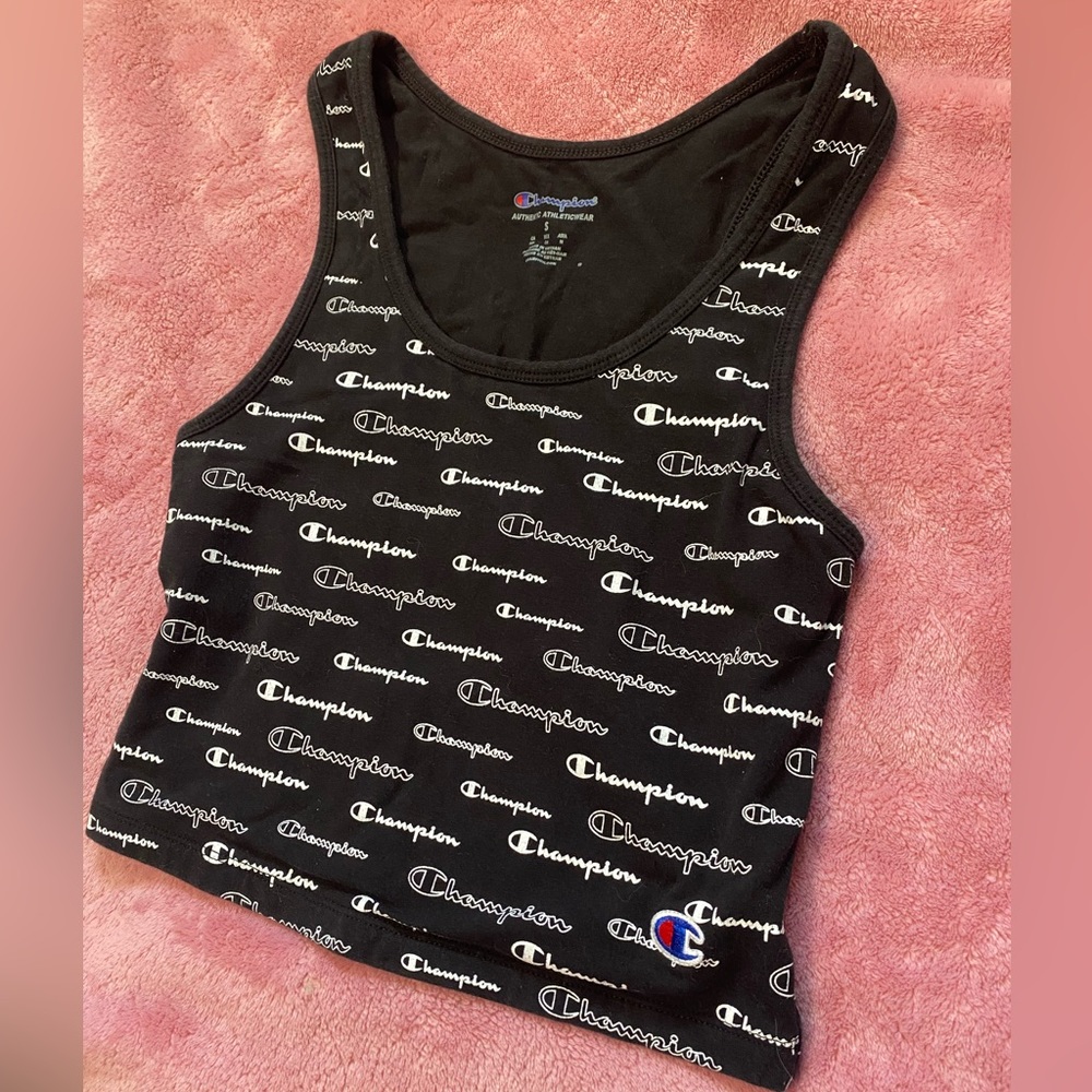 Champion Cropped Tank 🖤